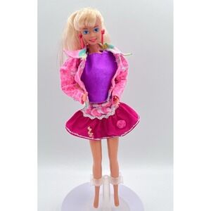 Vintage 1993 Barbie Paint'N Dazzle Doll Cool Creations Blonde Mattel #10039